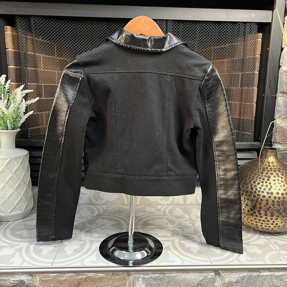 D-Signed by Disney Moto Jacket Girls Size Small 7/8 - Picture 4 of 5